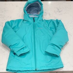 Patagonia Kids Size XL Turquoise Parka Jacket